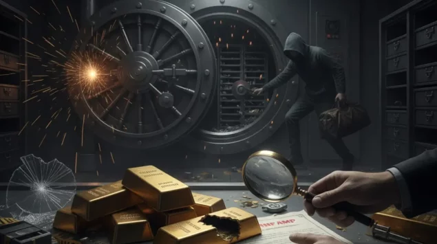 Aufsehenerregende Fälle von Diebstahl und Fälschung von Goldbarren