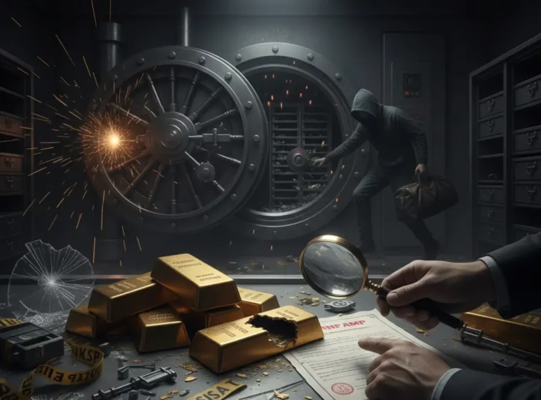 Aufsehenerregende Fälle von Diebstahl und Fälschung von Goldbarren