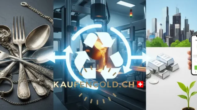 Indem Sie Ihr altes Silber abgeben, unterstützen Sie die Kreislaufwirtschaft und kümmern sich um die Zukunft der Umwelt