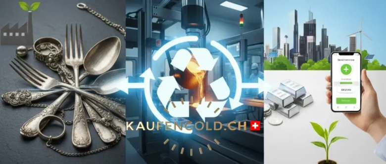 Indem Sie Ihr altes Silber abgeben, unterstützen Sie die Kreislaufwirtschaft und kümmern sich um die Zukunft der Umwelt